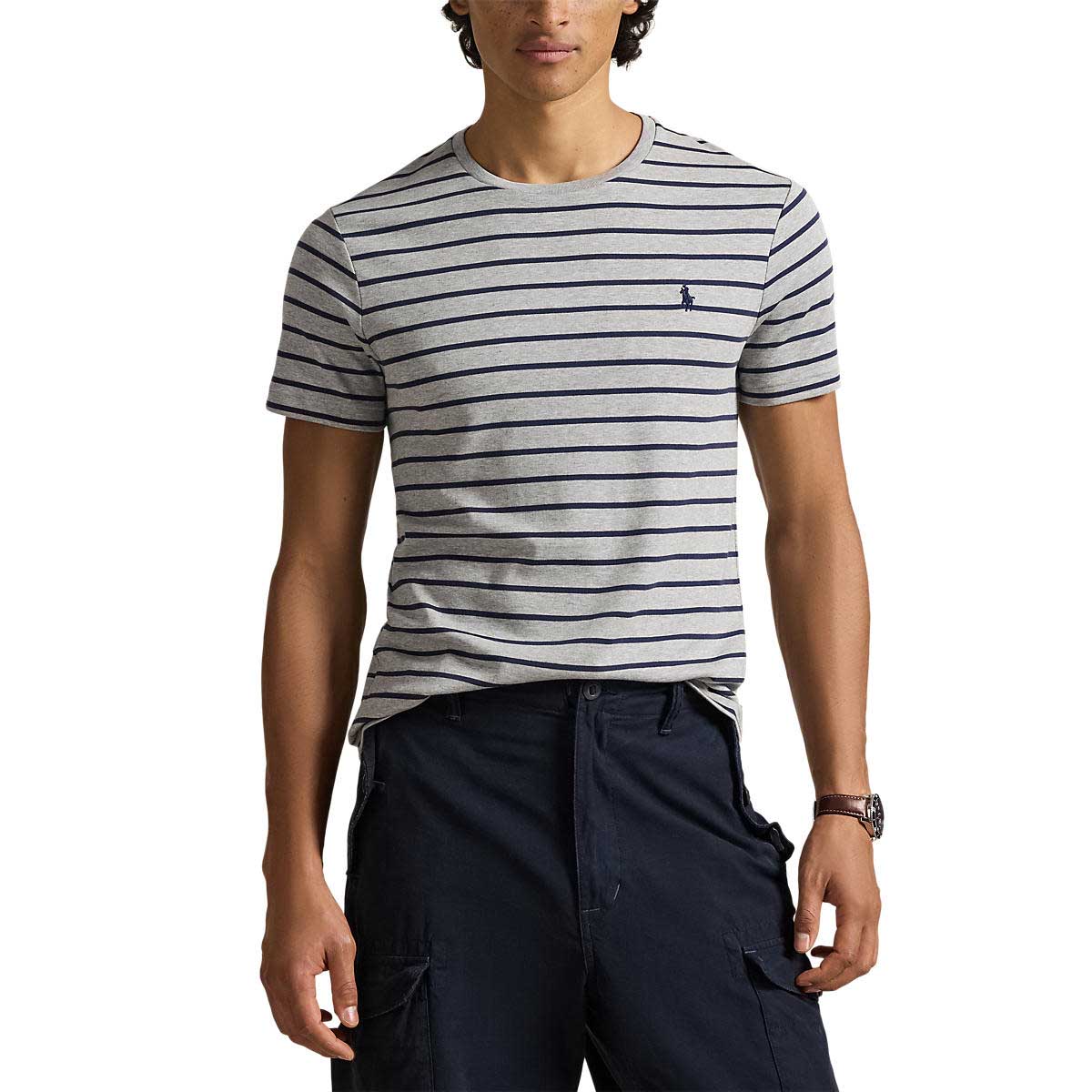 Polo Ralph Lauren Custom Slim Striped Soft Cotton T-Shirt